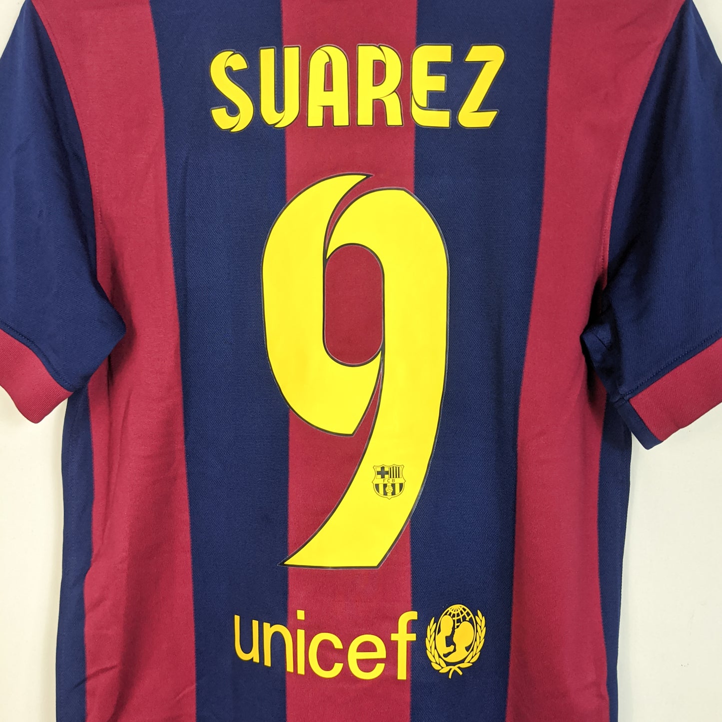 Original Barcelona 2014/15 Home - Suarez #9 Size S