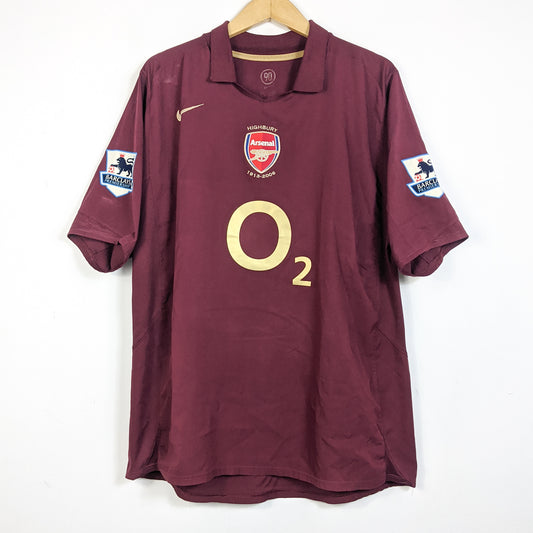 Original Arsenal 2005/06 Home - Pires #7 Size XL