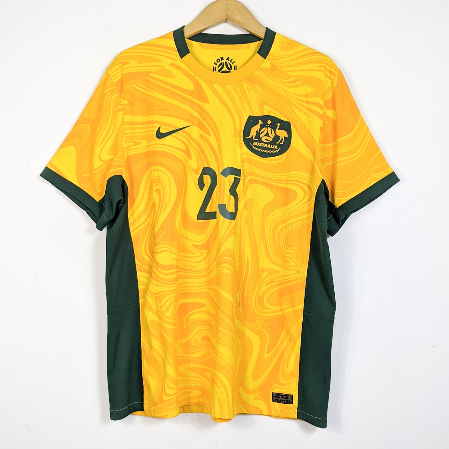 Original Matildas 2023 Home - Cooney Cross #23 Size XL (Player Issue)