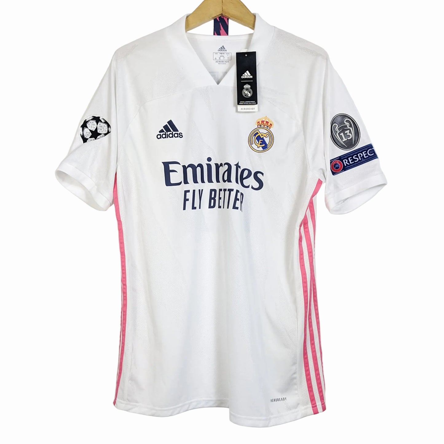 Original Real Madrid 2020/21 Home - Valverde #15 Size L (Bnwt)