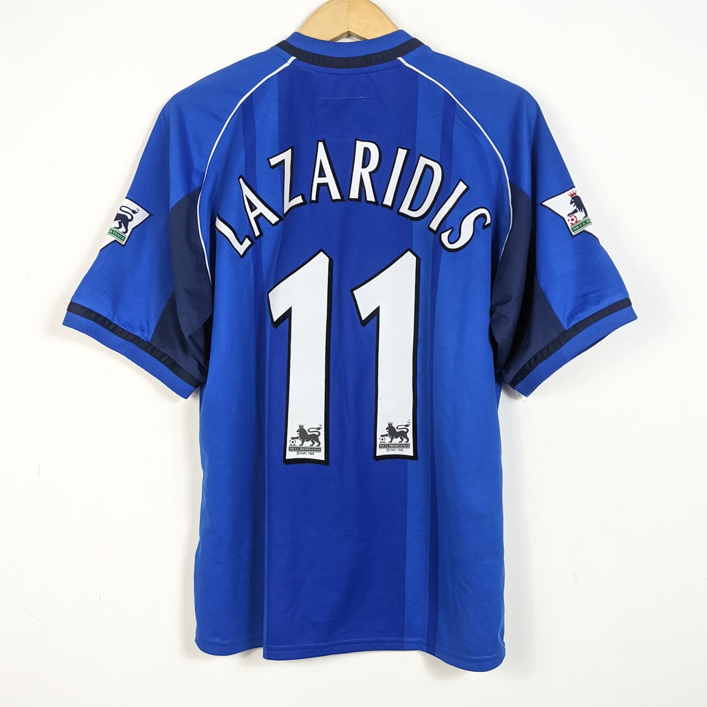 Original Birmingham City 2002/03 Home - Lazaridis #11 Size fit M (Bnwt)