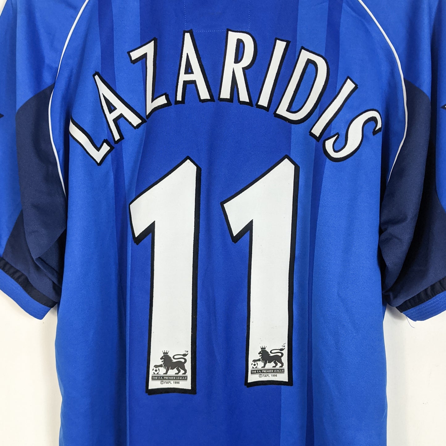 Original Birmingham City 2002/03 Home - Lazaridis #11 Size fit M (Bnwt)