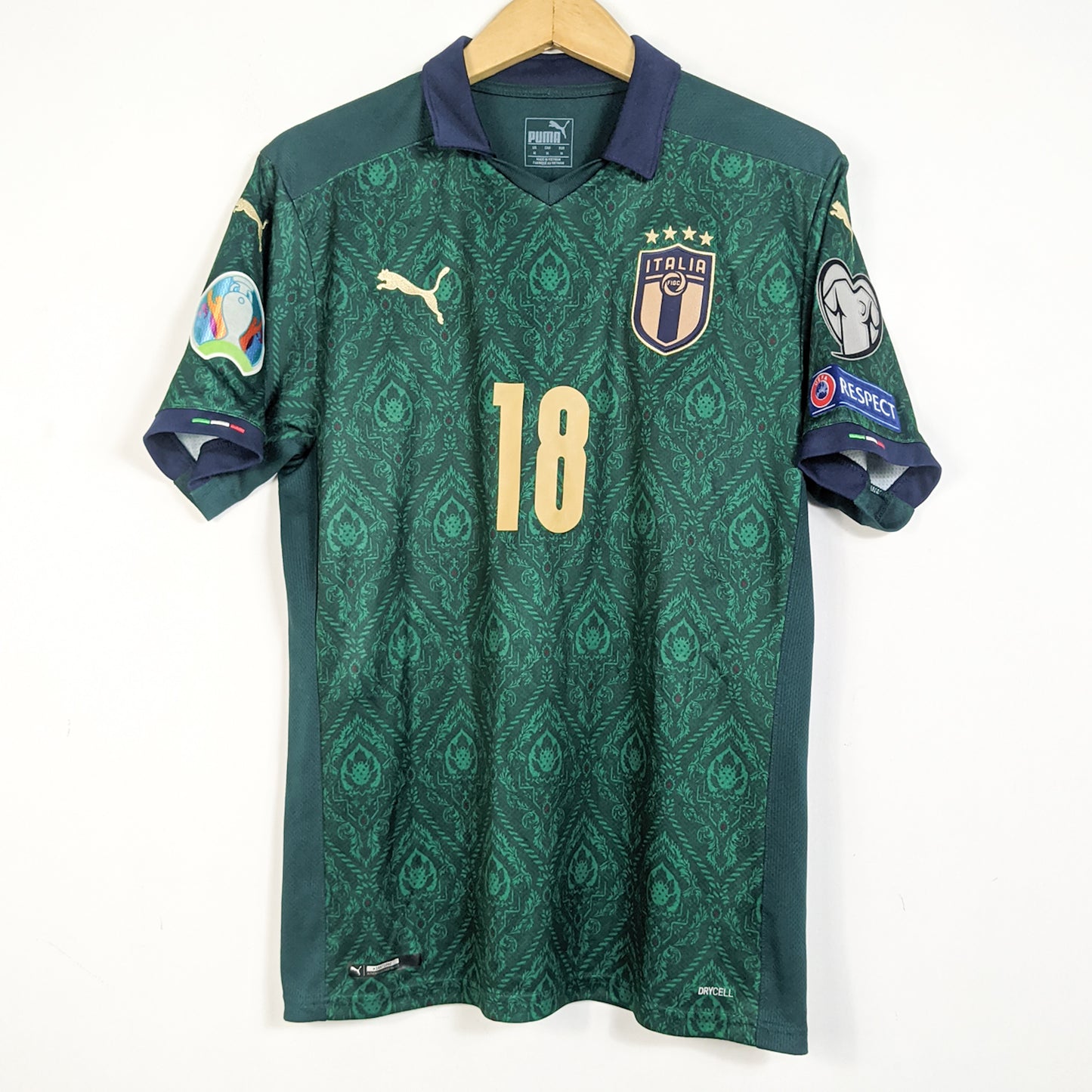 Original Italy 2019/20 Third - Barella #18 Size M