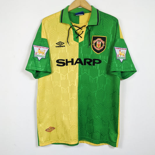 Original Manchester United 1993/94 Third - Cantona #7 Size XL