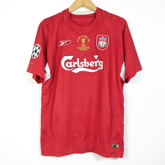 Original Liverpool 2004/05 Home - Gerrard #8 Size L