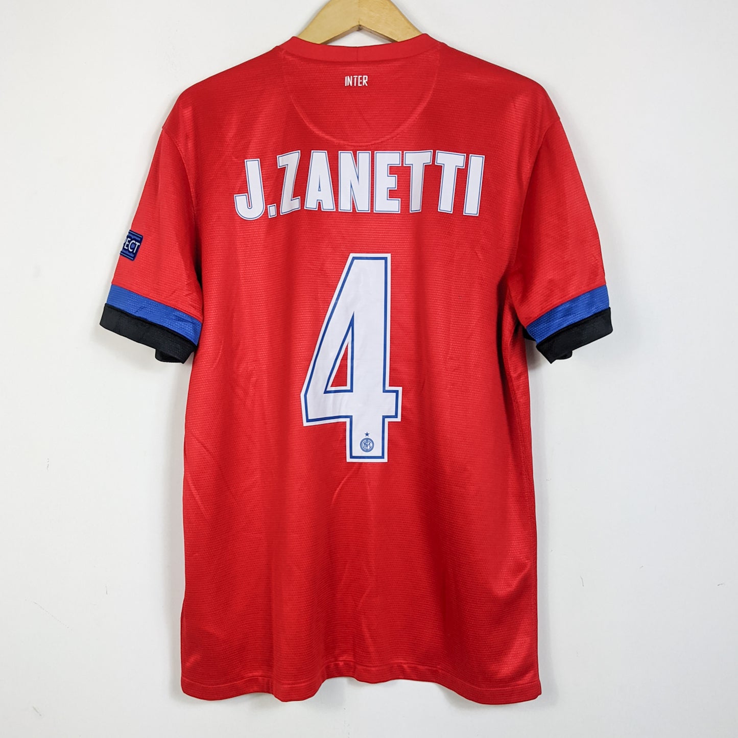 Original Inter 2012/13 Away - Zanetti #4 Size L