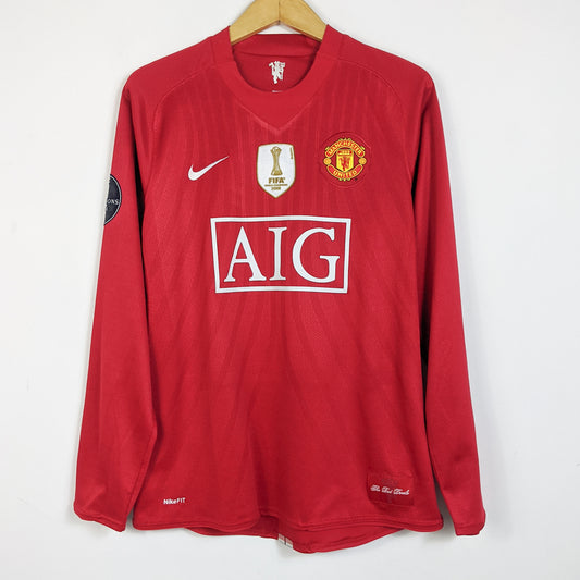 Original Manchester United 2008/09 Home - Ronaldo #7 Size M (Long sleeve)