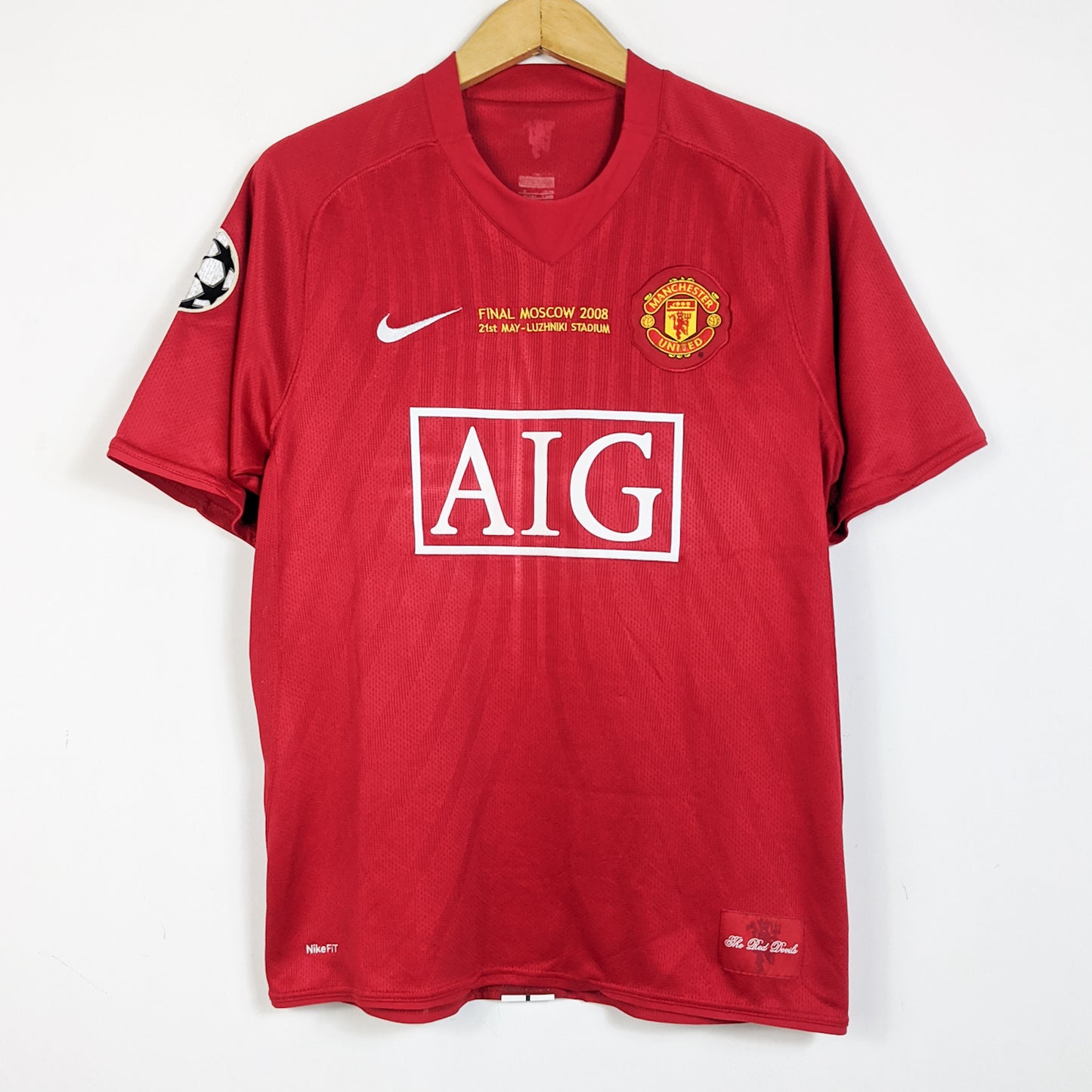 Original Manchester United 2007/08 Home - Ronaldo #7 Size M