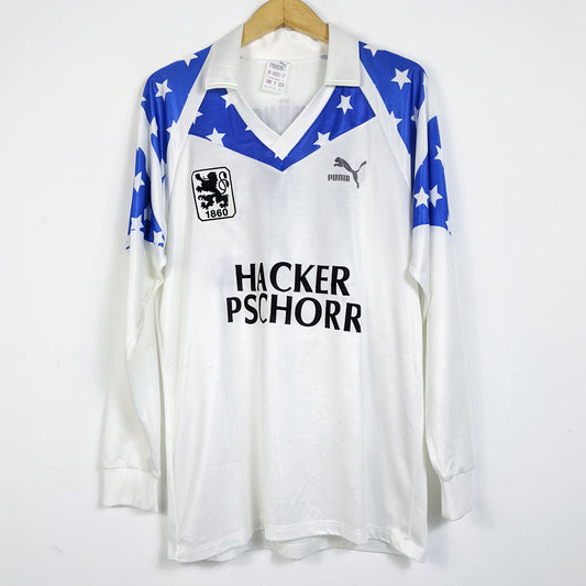 Original TSV 1860 Munchen 1990/91 Home - #12 Size XL (Long sleeve)