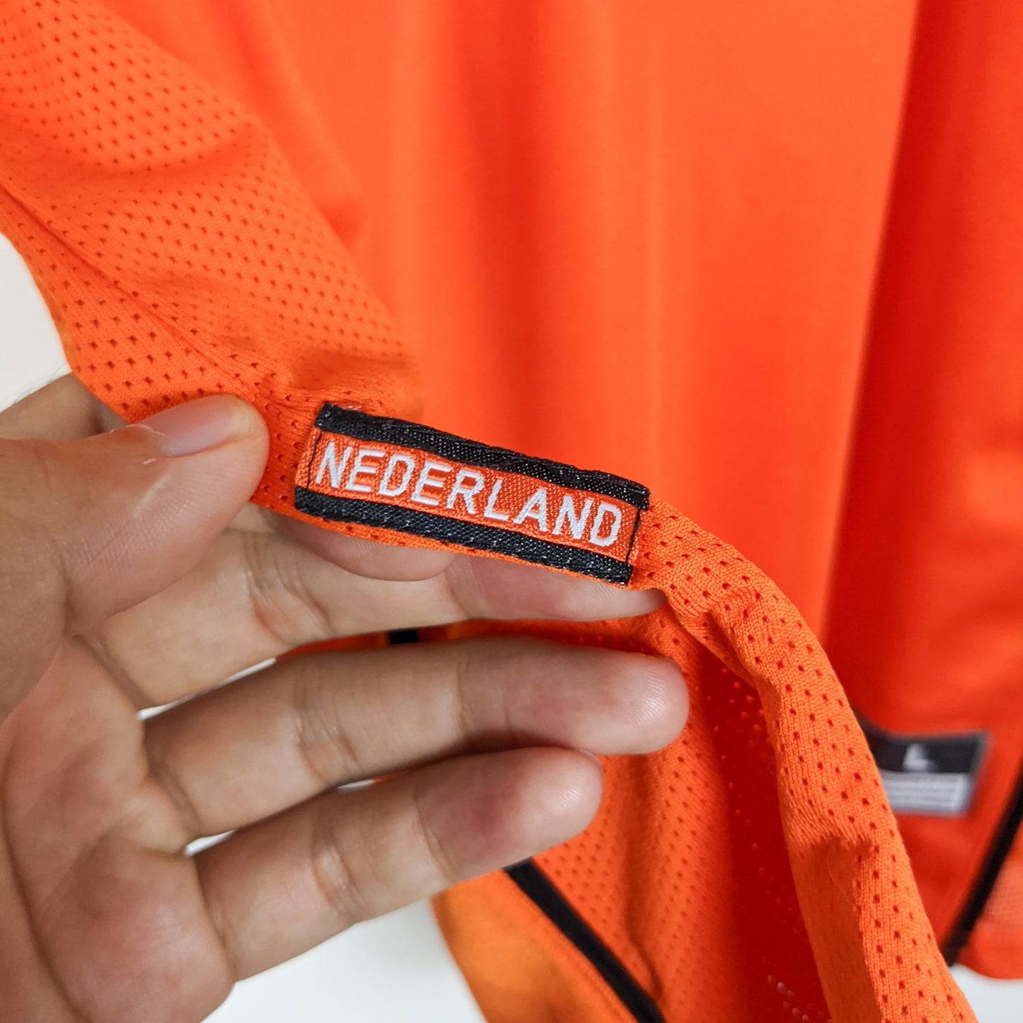 Original Netherlands 1998 Home - Bergkamp #8 Size L