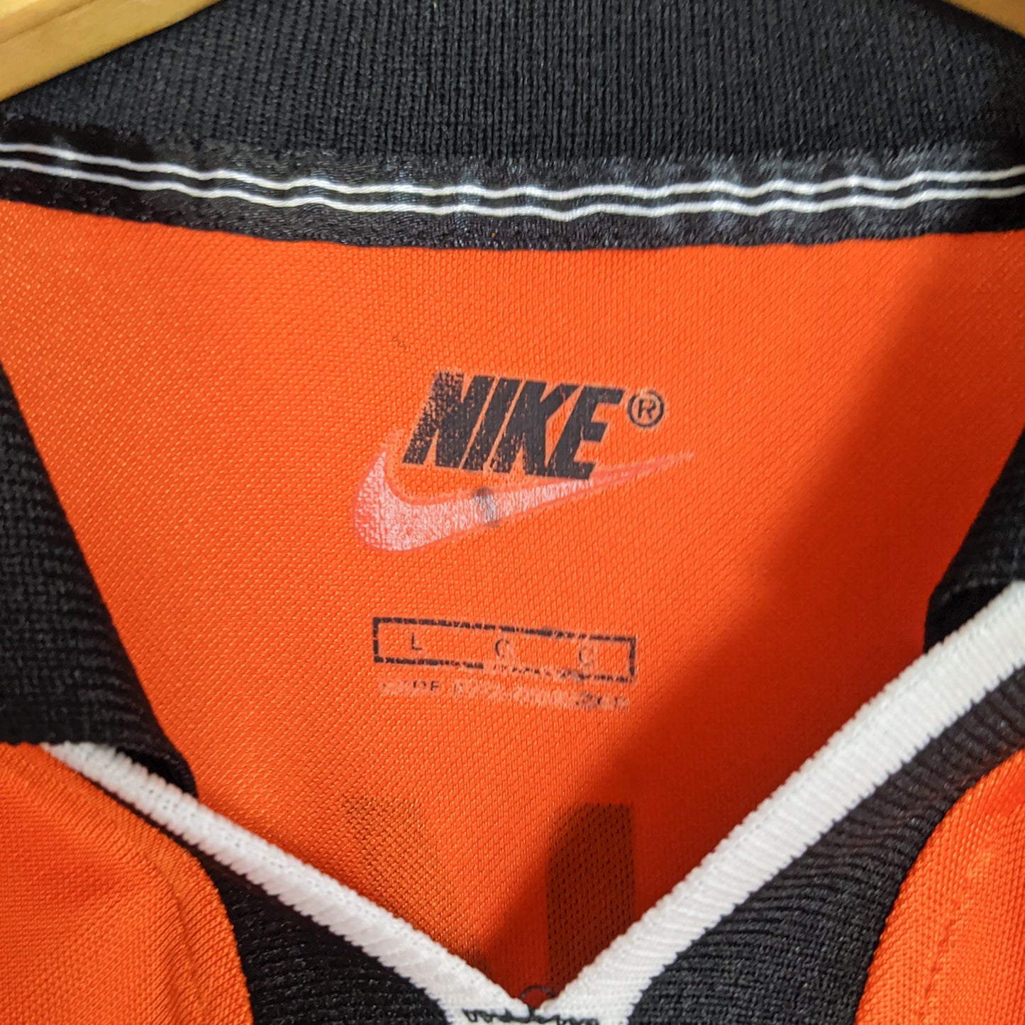 Original Netherlands 1998 Home - Bergkamp #8 Size L