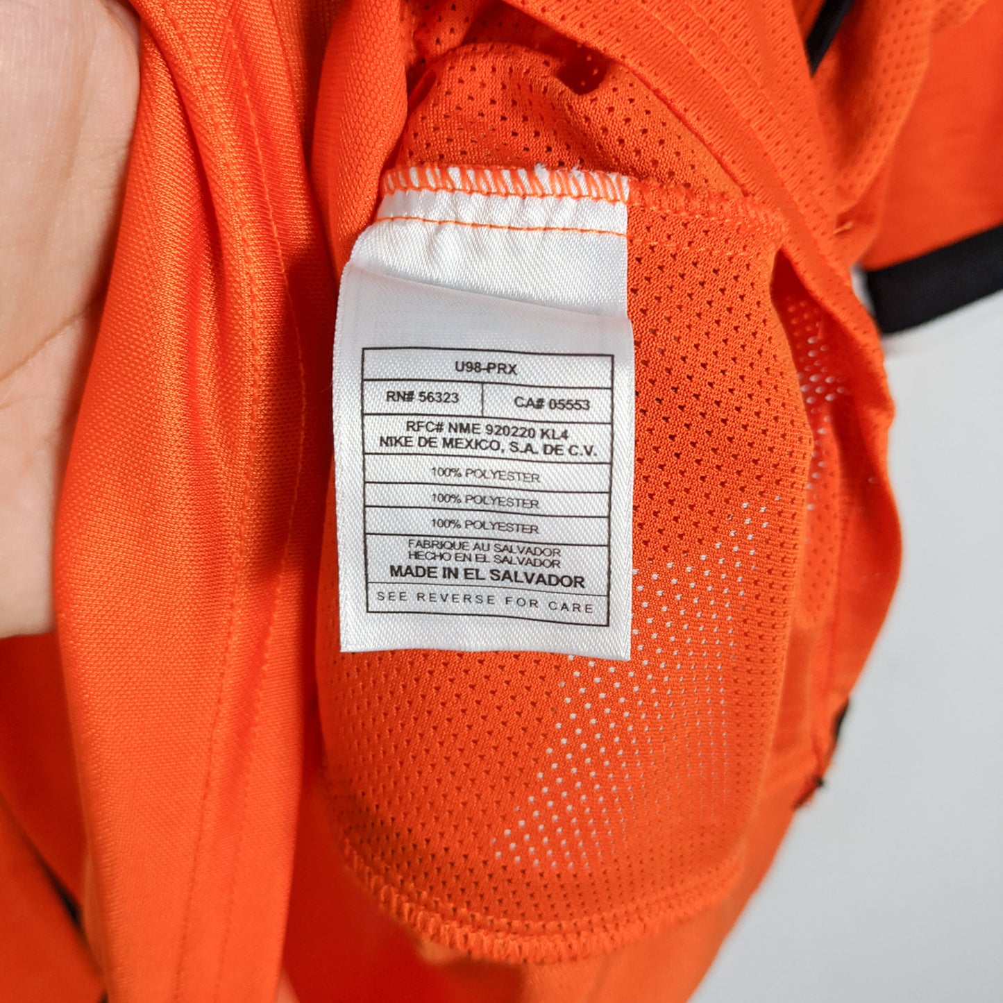 Original Netherlands 1998 Home - Bergkamp #8 Size L