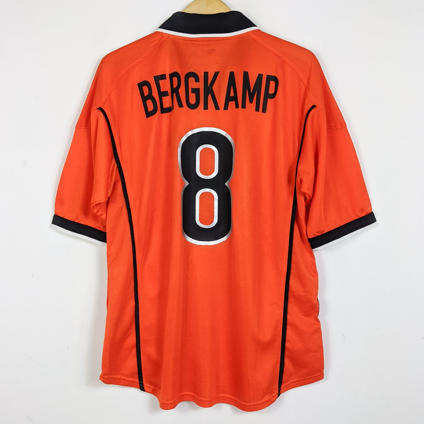 Original Netherlands 1998 Home - Bergkamp #8 Size L