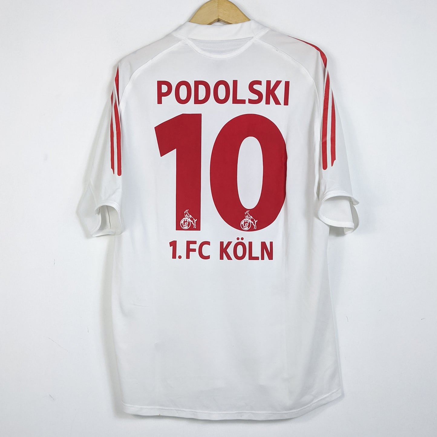 Original FC Koln 2005/06 Home - Podolski #10 Size L