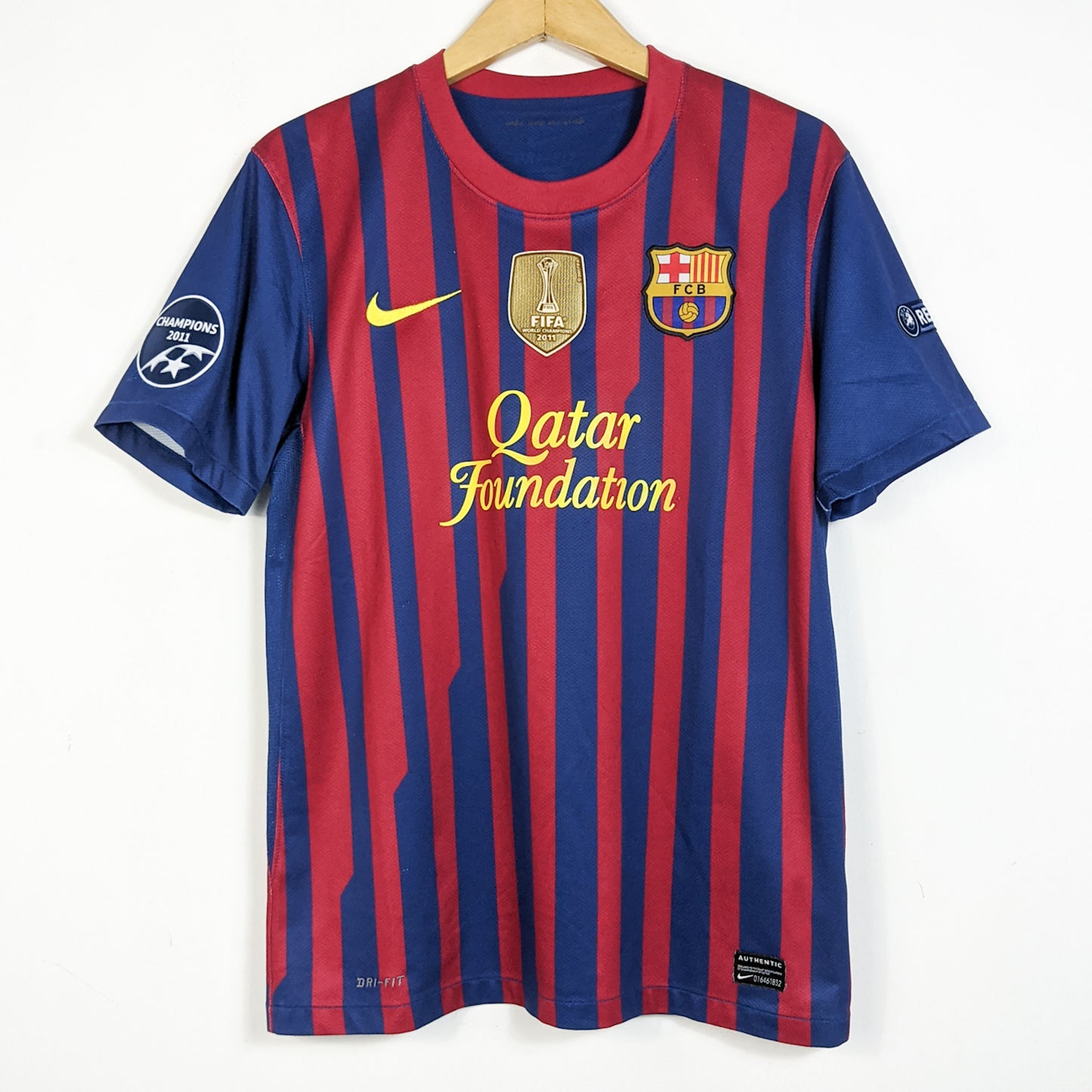 Original Barcelona 2011/12 Home - Messi #10 Size 100 fit M