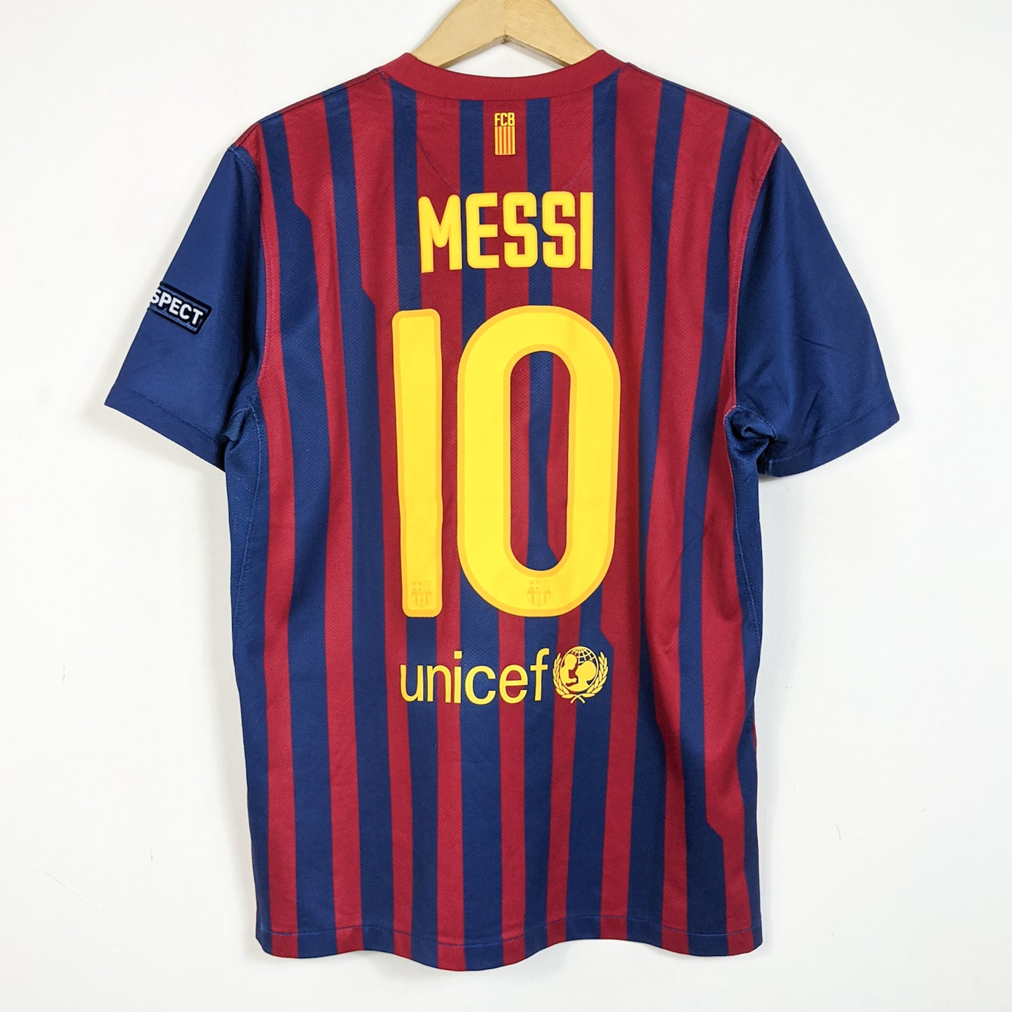 Original Barcelona 2011/12 Home - Messi #10 Size 100 fit M