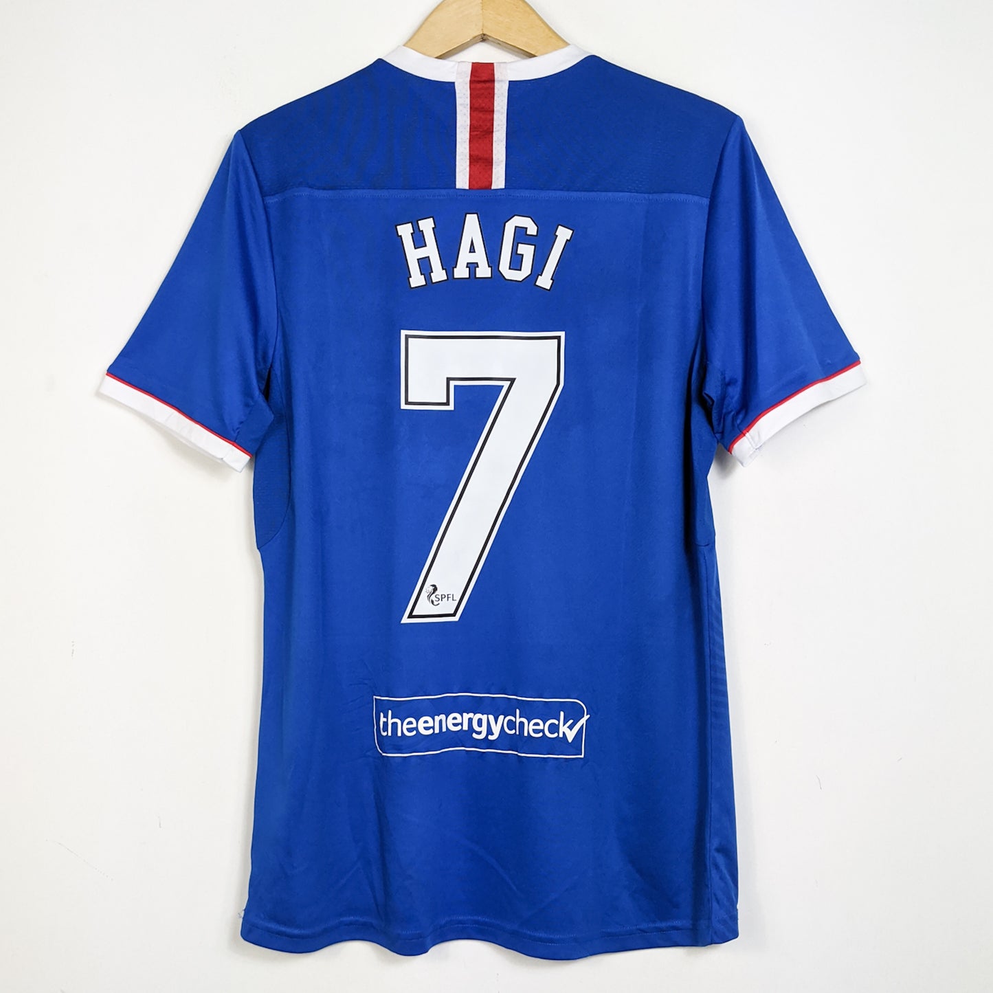 Original Glasgow Rangers 2020/21 Home - Ianis Hagi #7 Size M