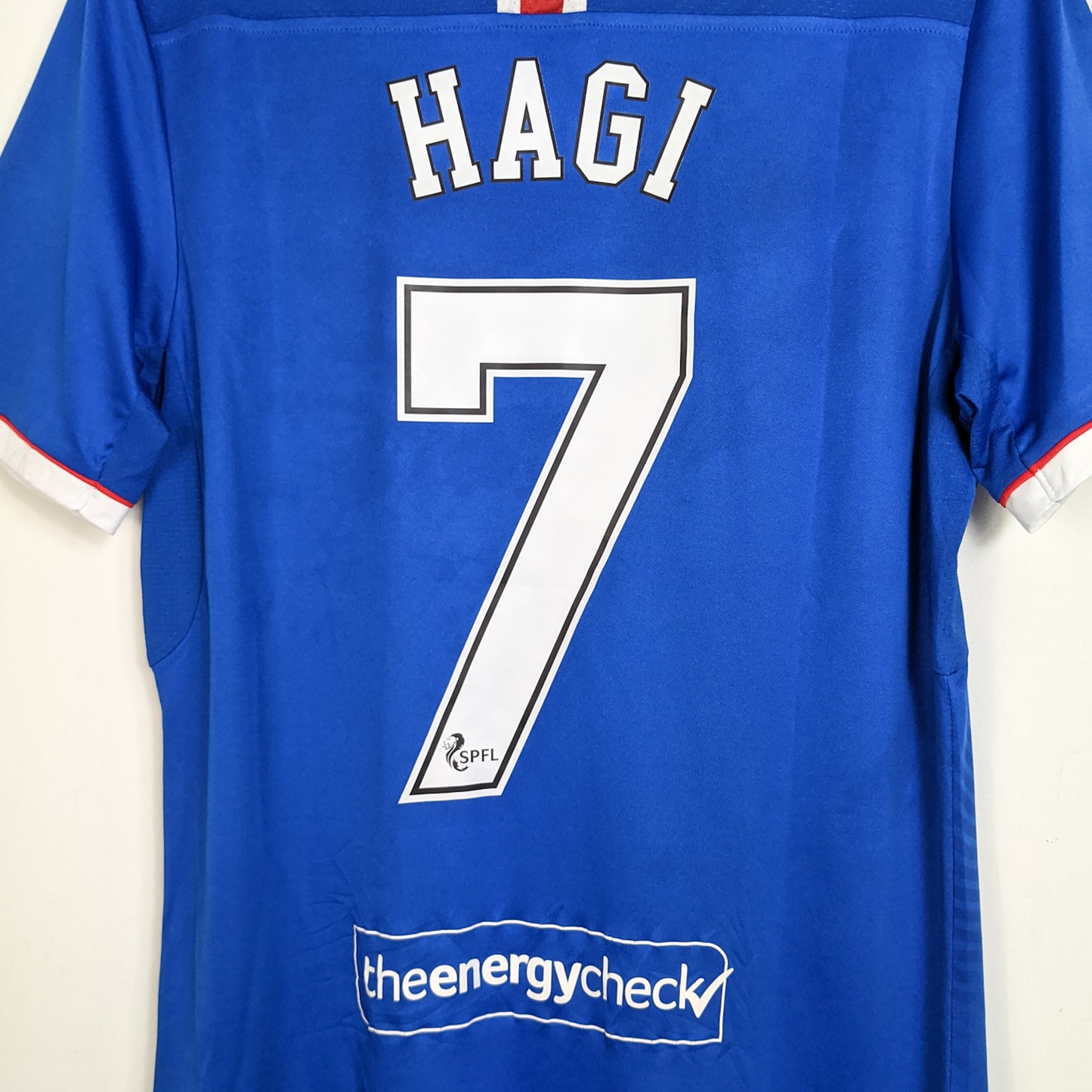 Original Glasgow Rangers 2020/21 Home - Ianis Hagi #7 Size M