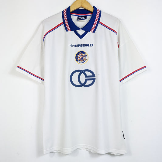 Original Dinamo Zagreb 1998 Away - Viduka #9 Size XL