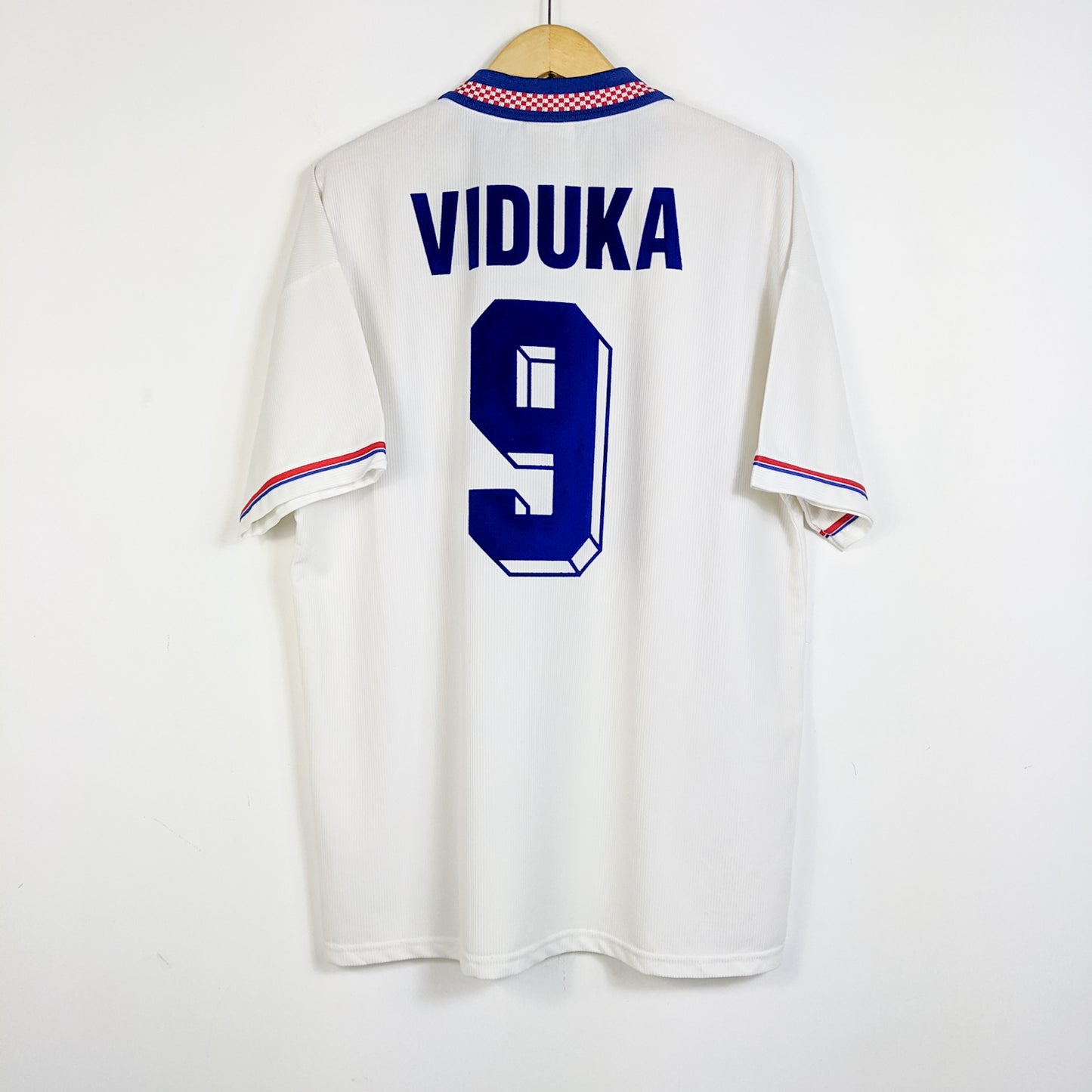 Original Dinamo Zagreb 1998 Away - Viduka #9 Size XL