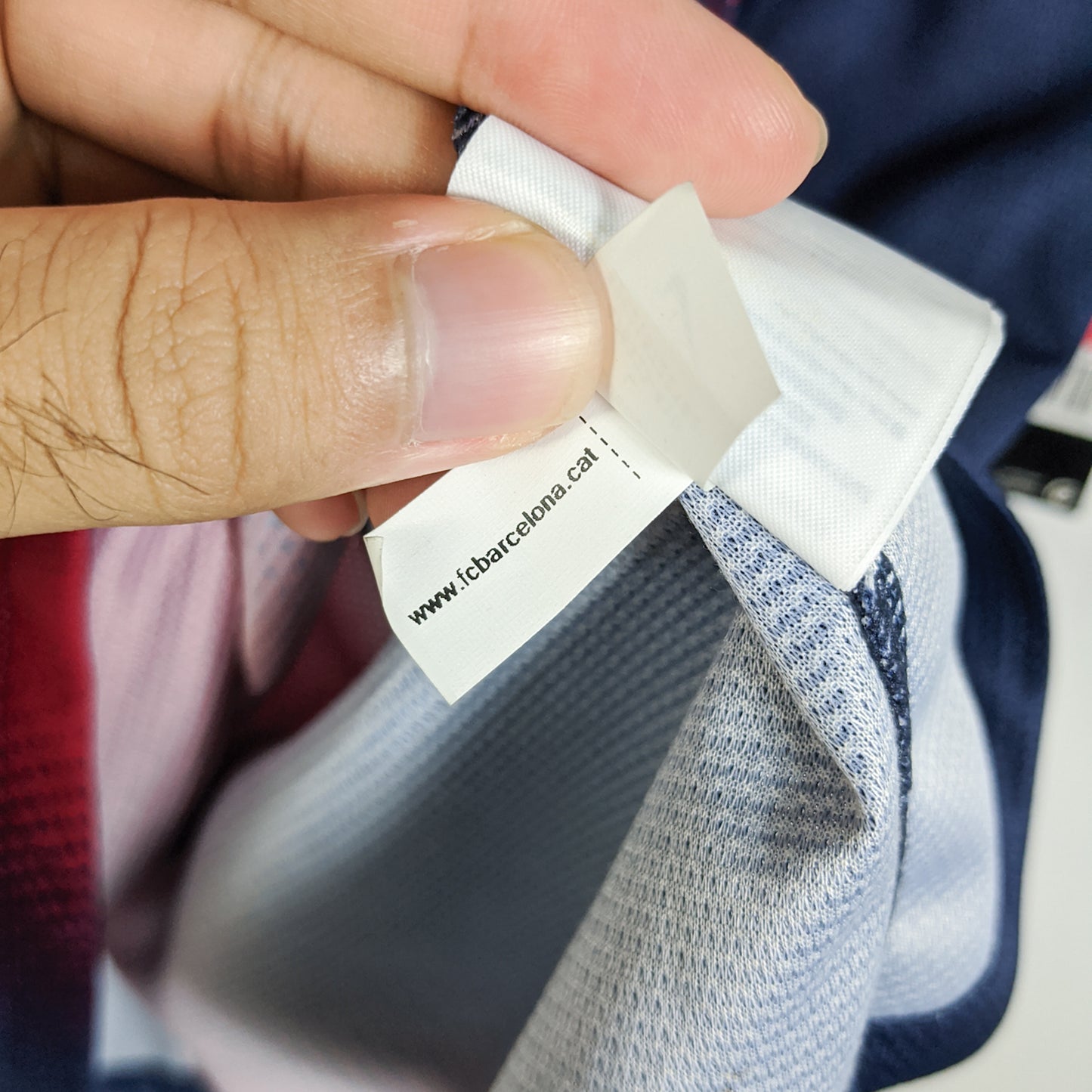 Original Barcelona 2012/13 Home - Fabregas #4 Size L (Bnwt)