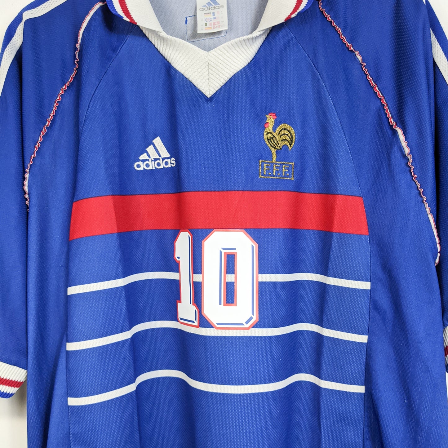 Original France 1998 Home - Zidane #10 Size XL