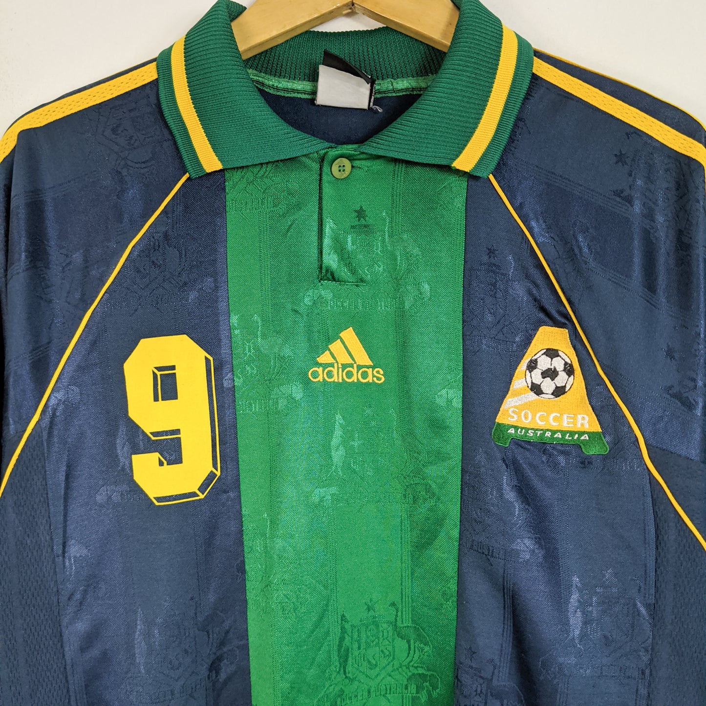 Original Australia 1999 Away - Viduka #9 Size L fit XL