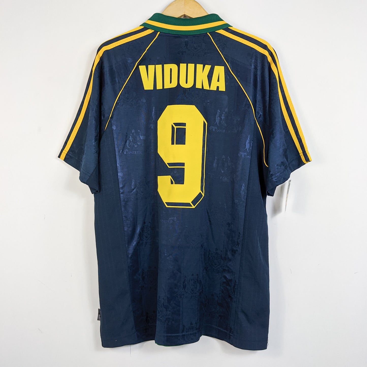 Original Australia 1999 Away - Viduka #9 Size L fit XL