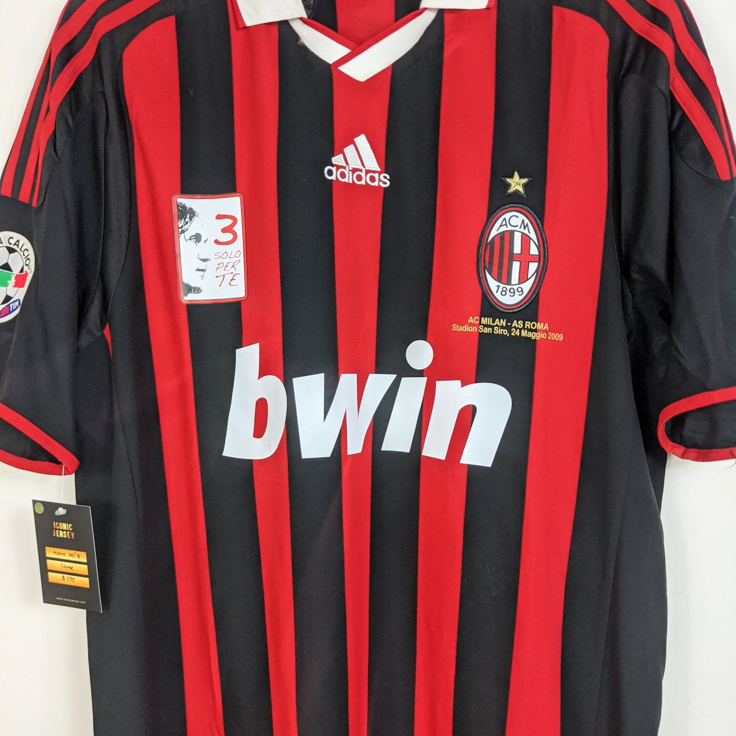 Original AC Milan 2009/10 Home - Kaka #22 Size L