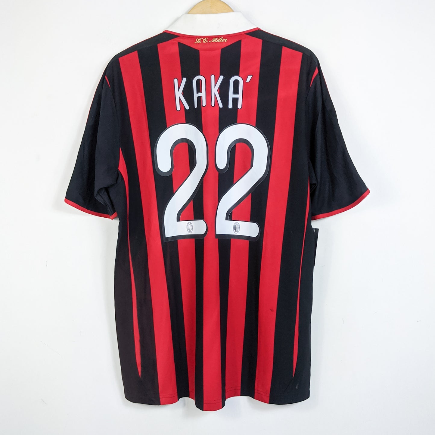 Original AC Milan 2009/10 Home - Kaka #22 Size L
