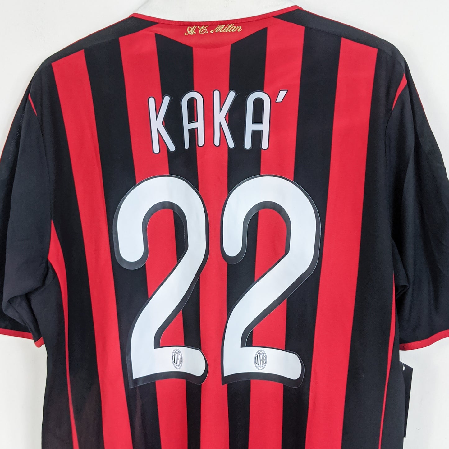 Original AC Milan 2009/10 Home - Kaka #22 Size L