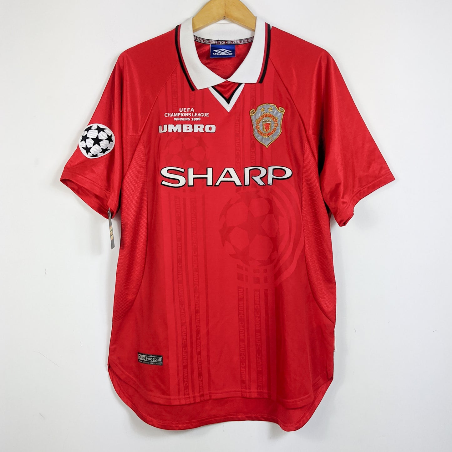Original Manchester United 1999 Home - Beckham #7 Size L