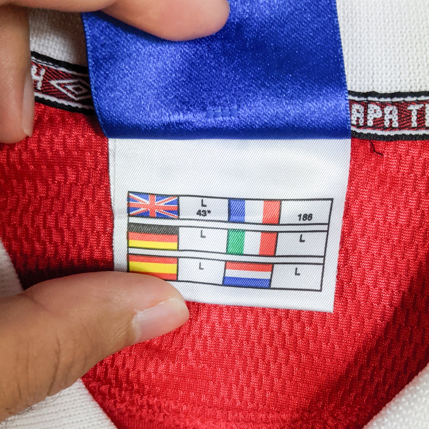 Original Manchester United 1999 Home - Beckham #7 Size L