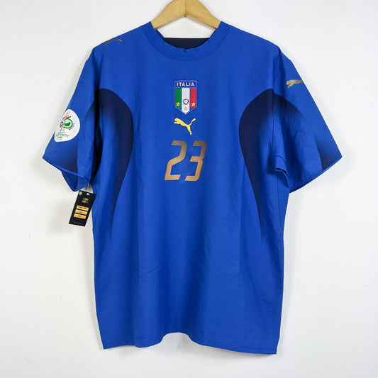 Original Italy 2006 Home - Matterazzi #23 Size L