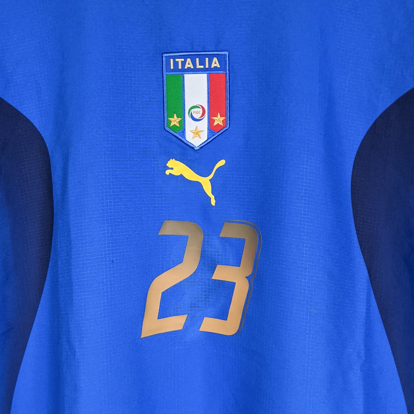 Original Italy 2006 Home - Matterazzi #23 Size L