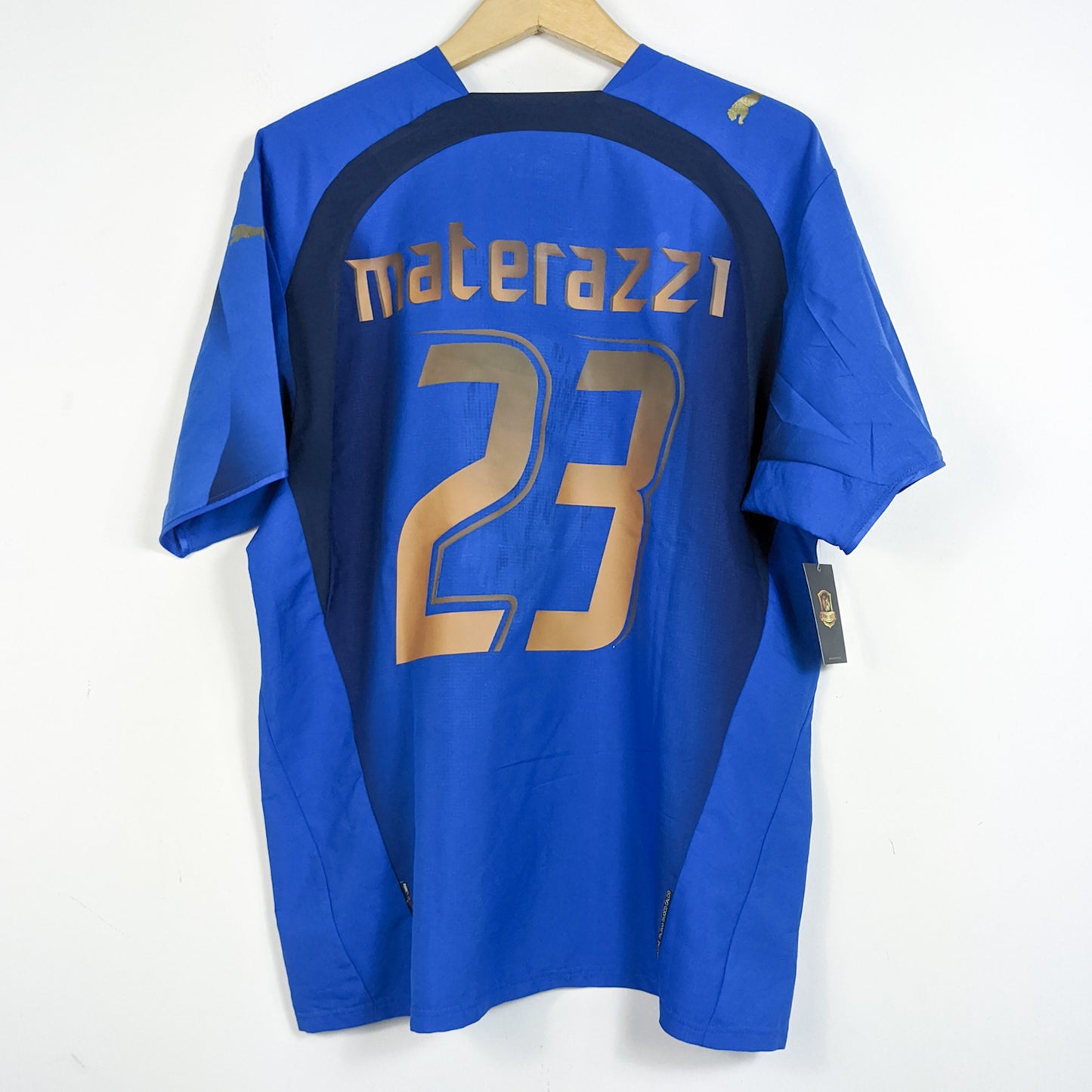 Original Italy 2006 Home - Matterazzi #23 Size L