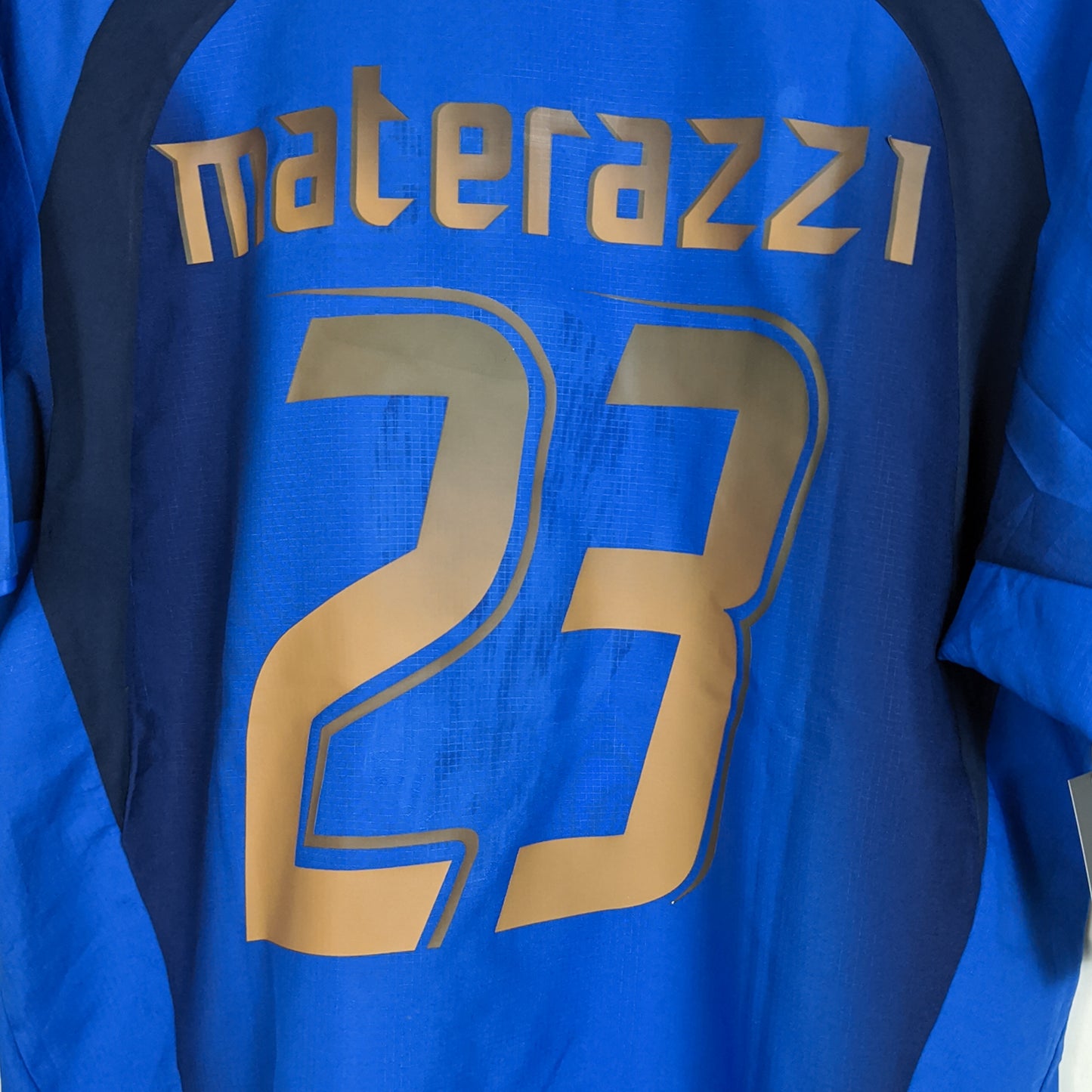 Original Italy 2006 Home - Matterazzi #23 Size L