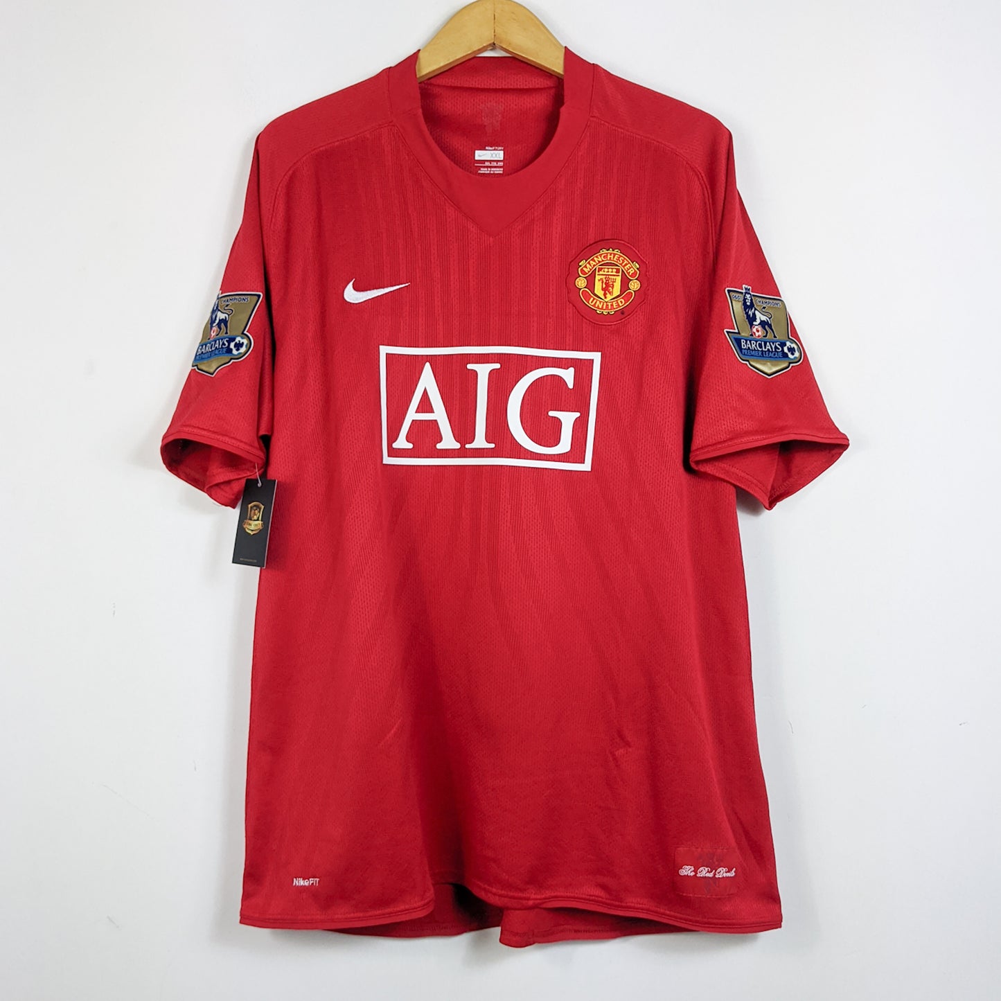 Original Manchester United 2007/08 Home - Ronaldo #7 Size XXL