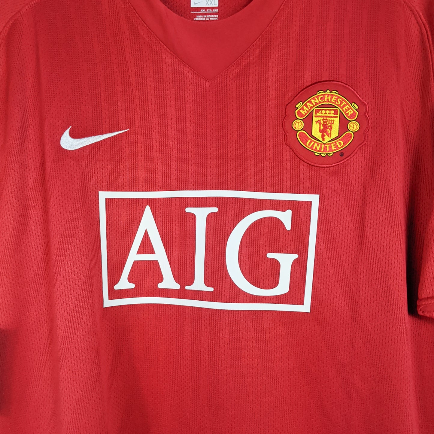 Original Manchester United 2007/08 Home - Ronaldo #7 Size XXL