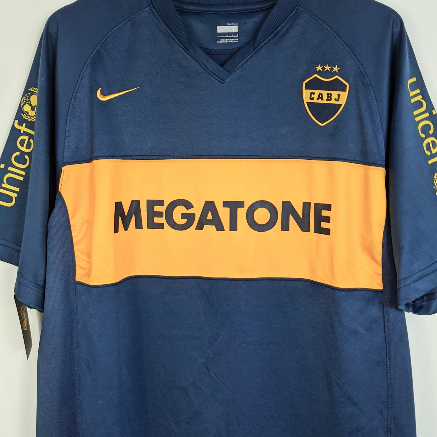 Original Boca Juniors 2007/08 Home - Riquelme #10 Size L