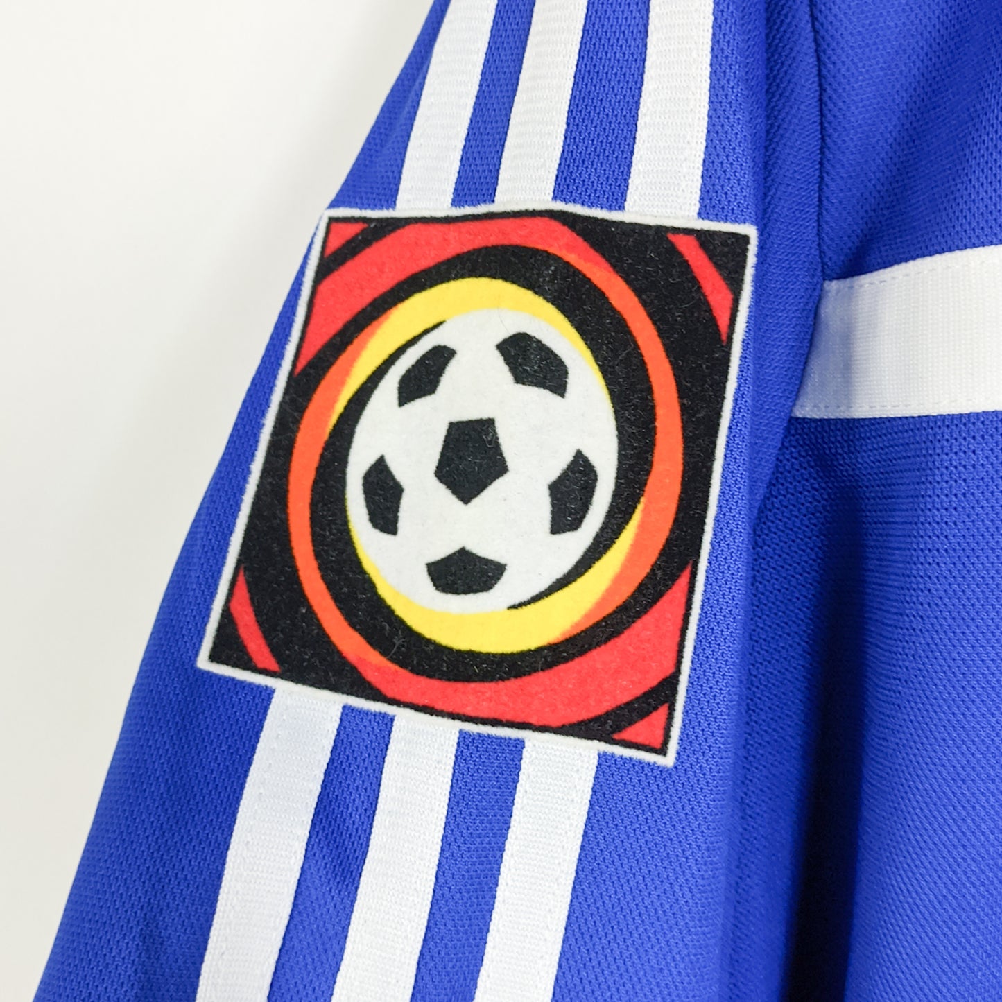 Original Schalke 2000/01 Home - Van Hoogdalem #12 Size XL (Player Issue)