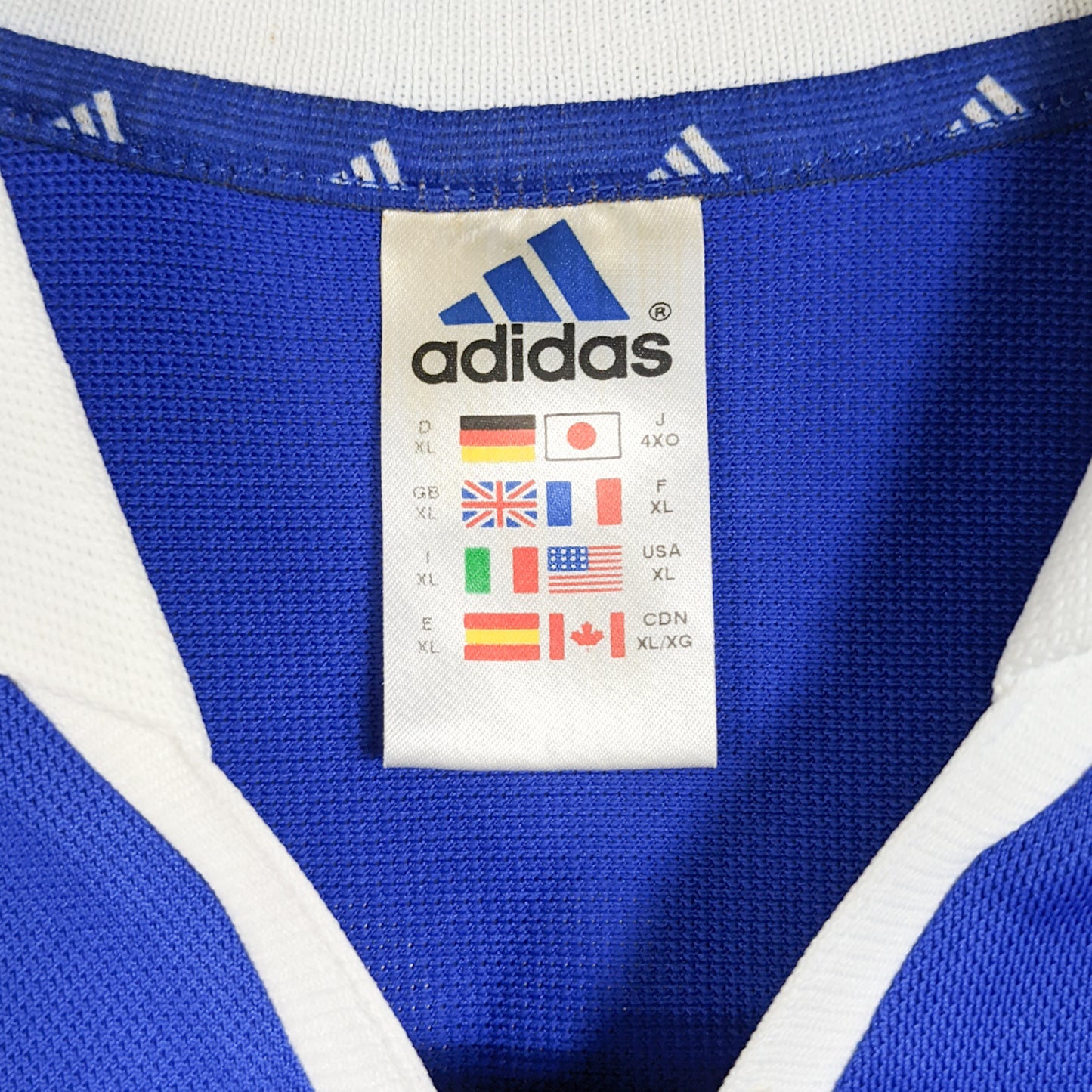 Original Schalke 2000/01 Home - Van Hoogdalem #12 Size XL (Player Issue)