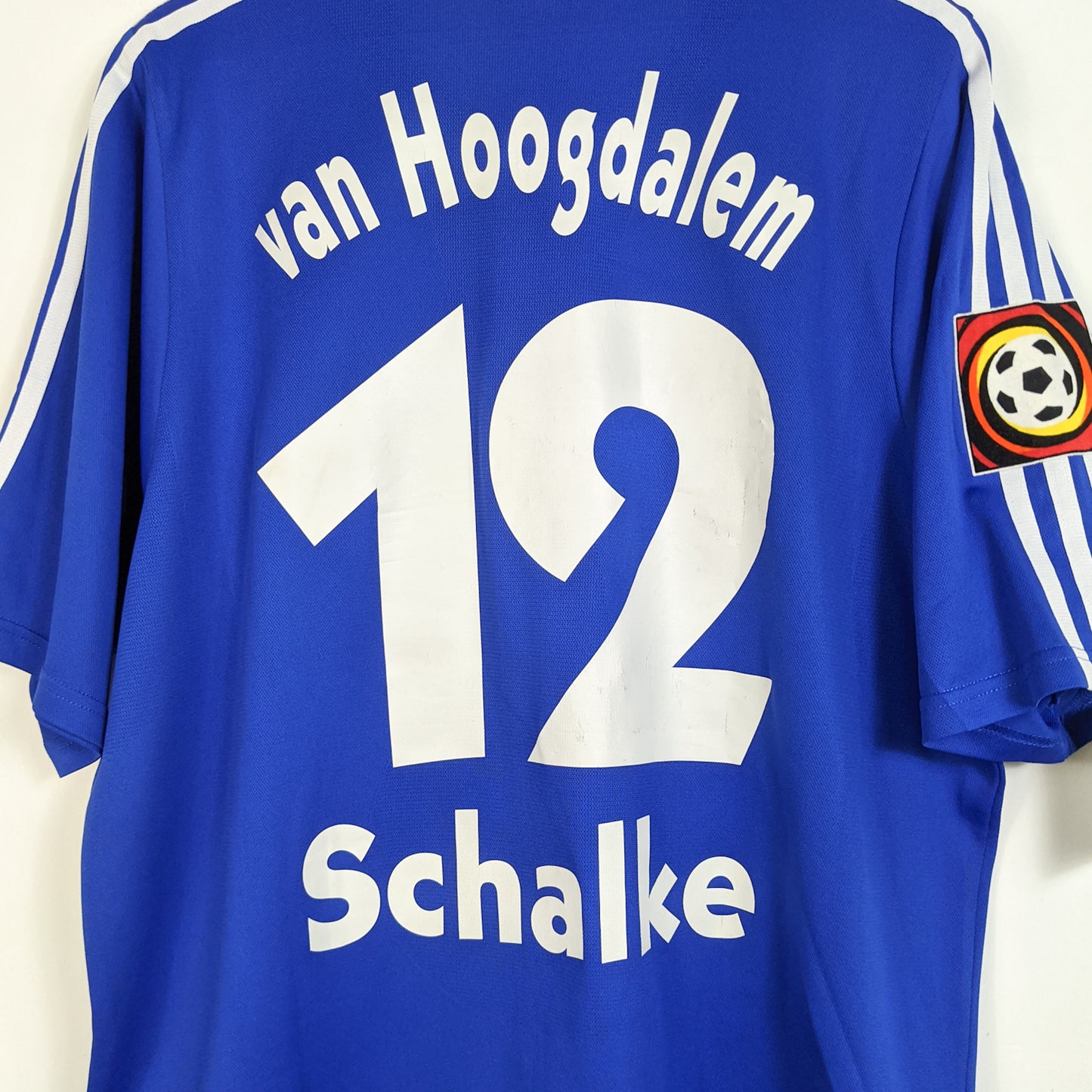 Original Schalke 2000/01 Home - Van Hoogdalem #12 Size XL (Player Issue)