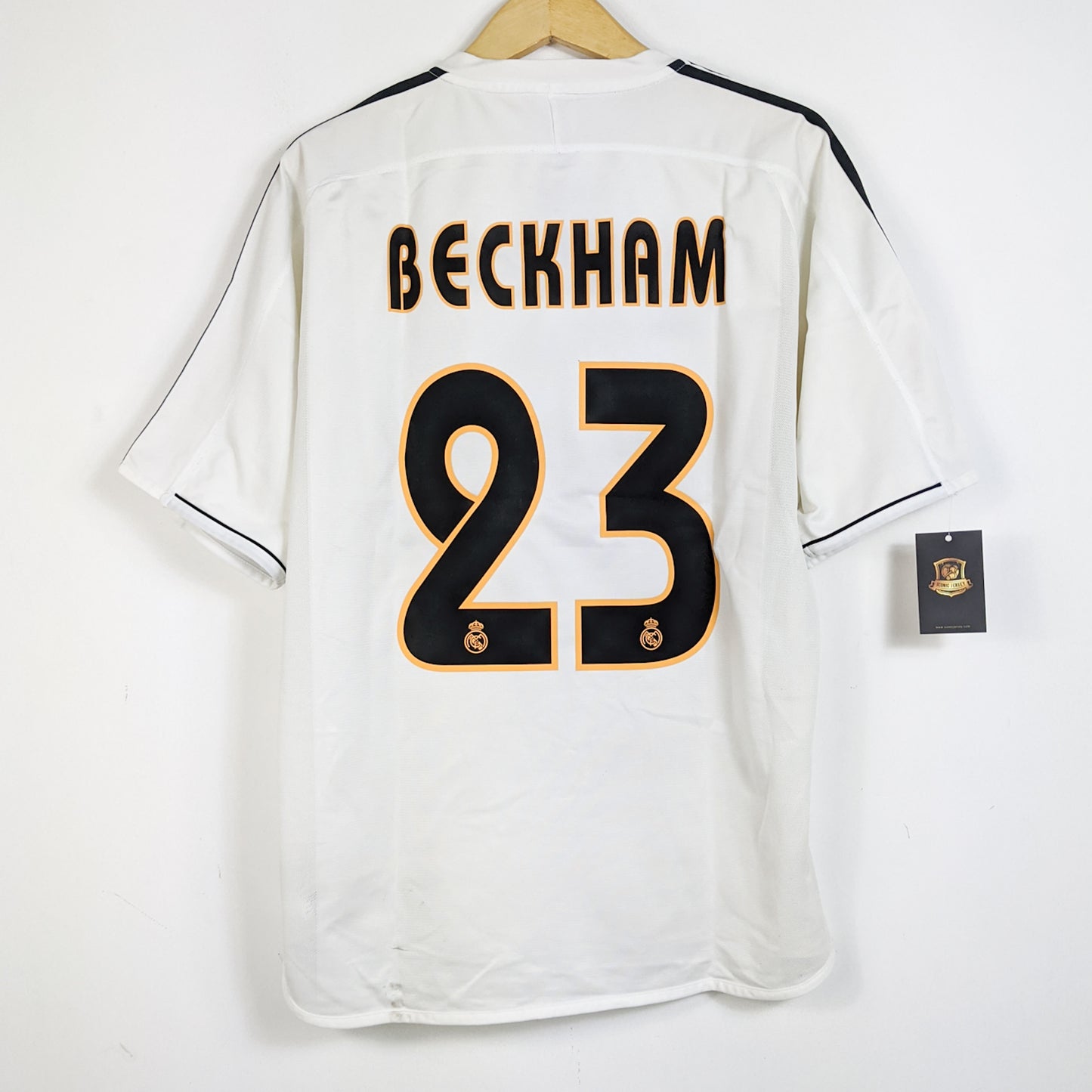 Original Real Madrid 2003/04 Home - Beckham #23 Size L