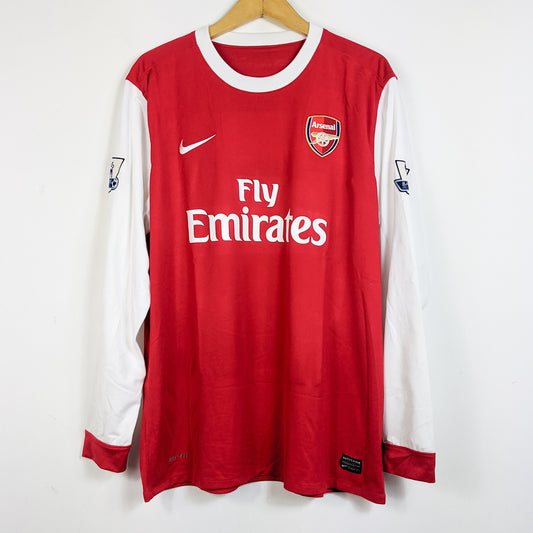 Original Arsenal 2010/11 Home - Walcott #14 Size XL (Long sleeve)