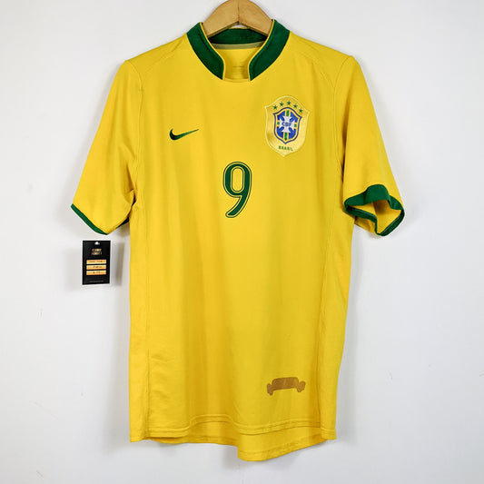Original Brazil 2006 Home - Ronaldo #9 Size M