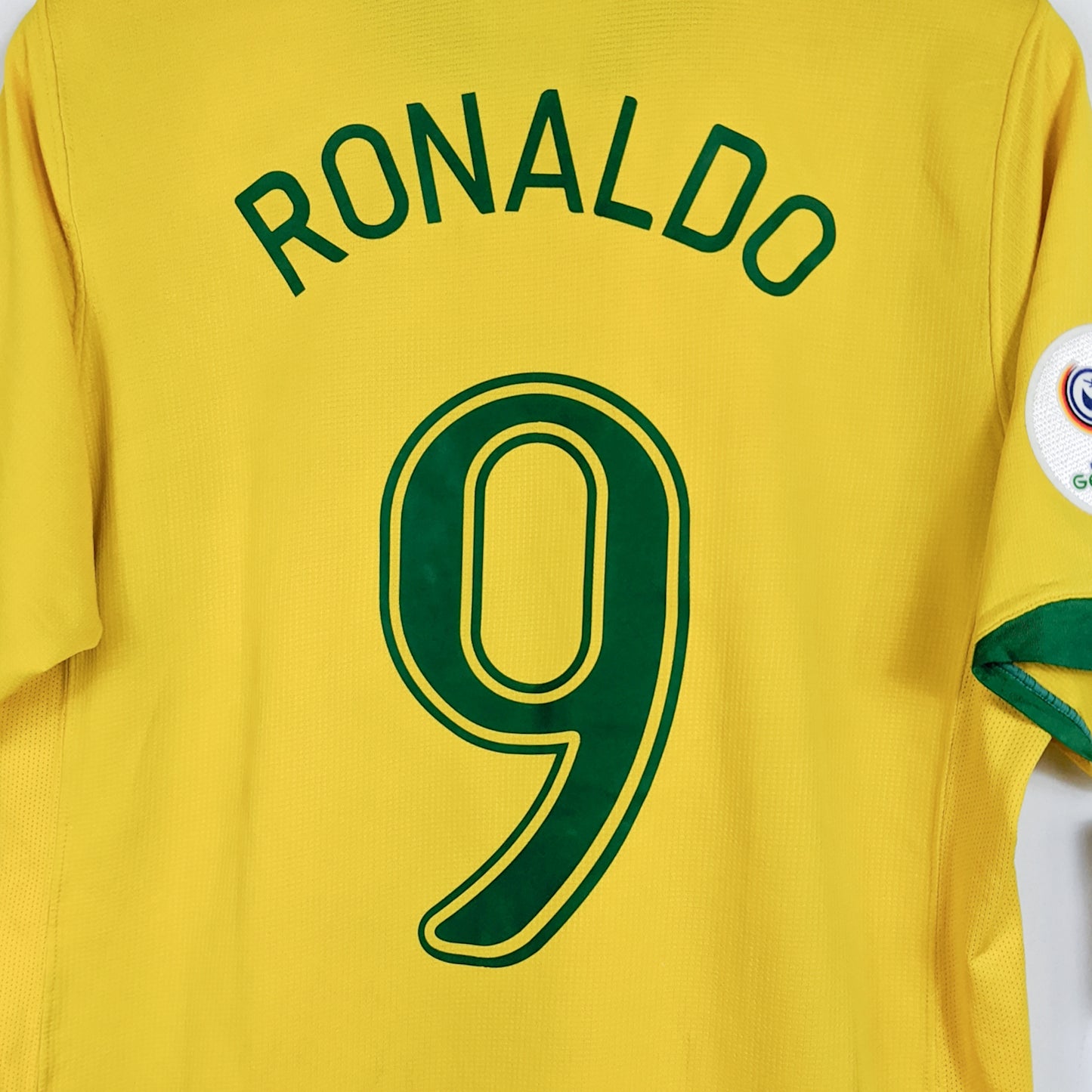 Original Brazil 2006 Home - Ronaldo #9 Size M