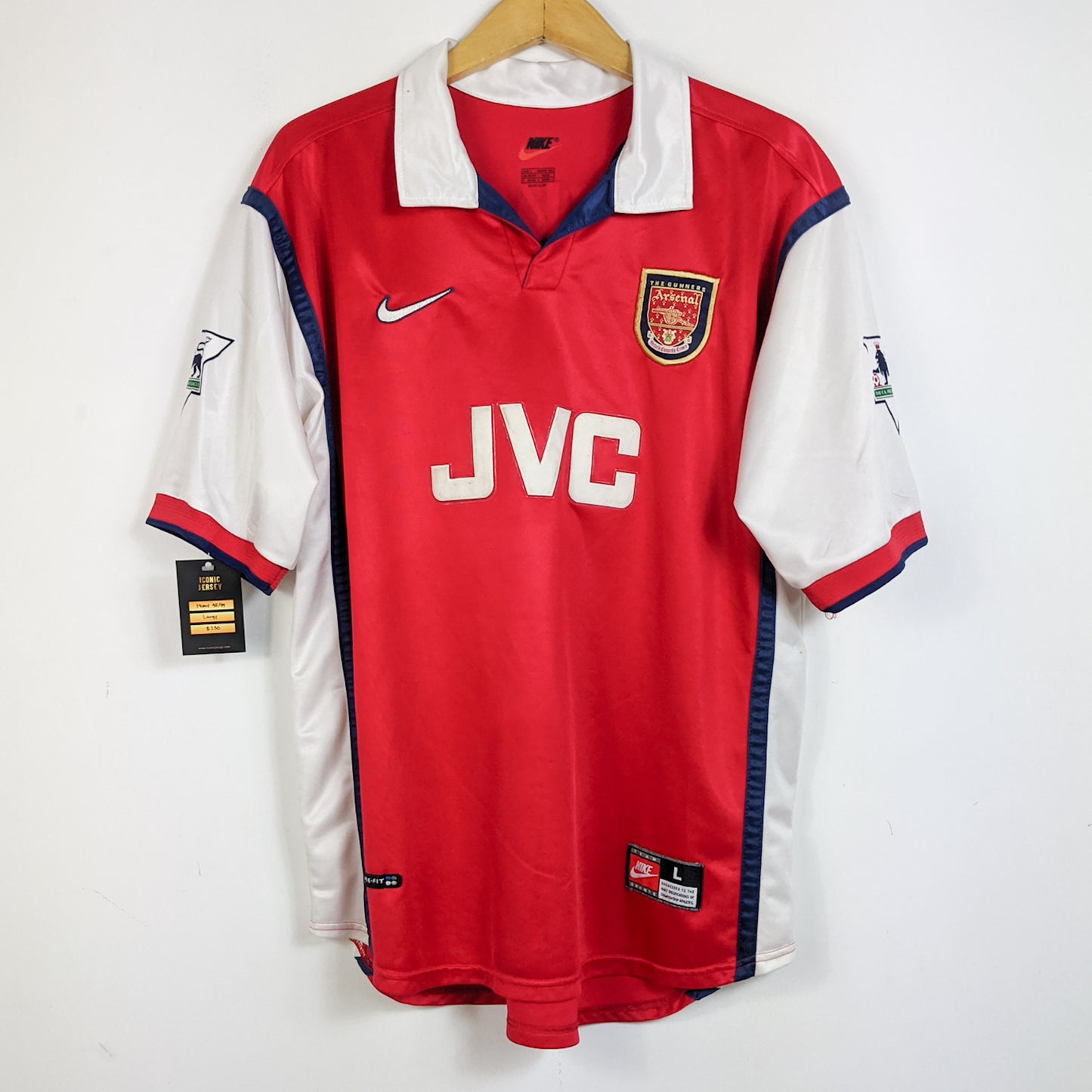 Original Arsenal 1999/00 Home - Vieira #4 Size M