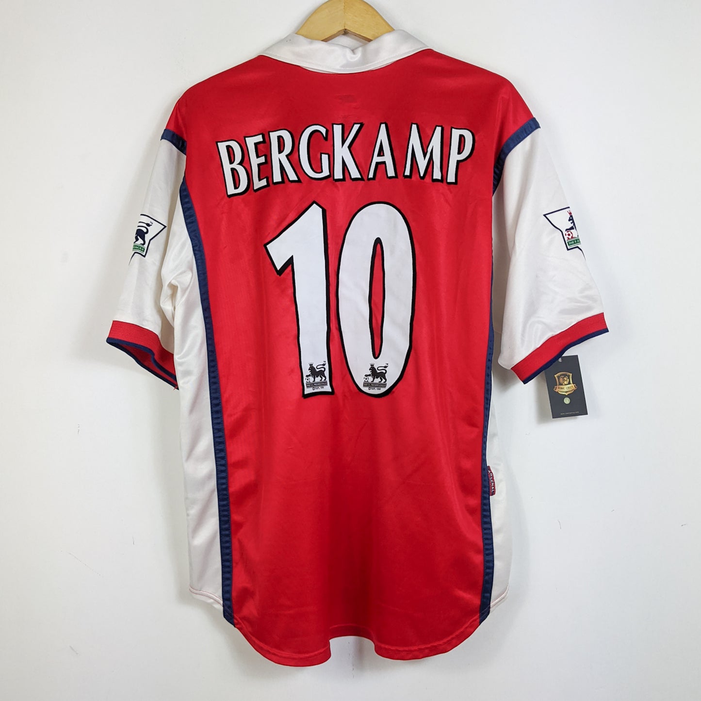 Original Arsenal 1998/99 Home - Bergkamp #10 Size L