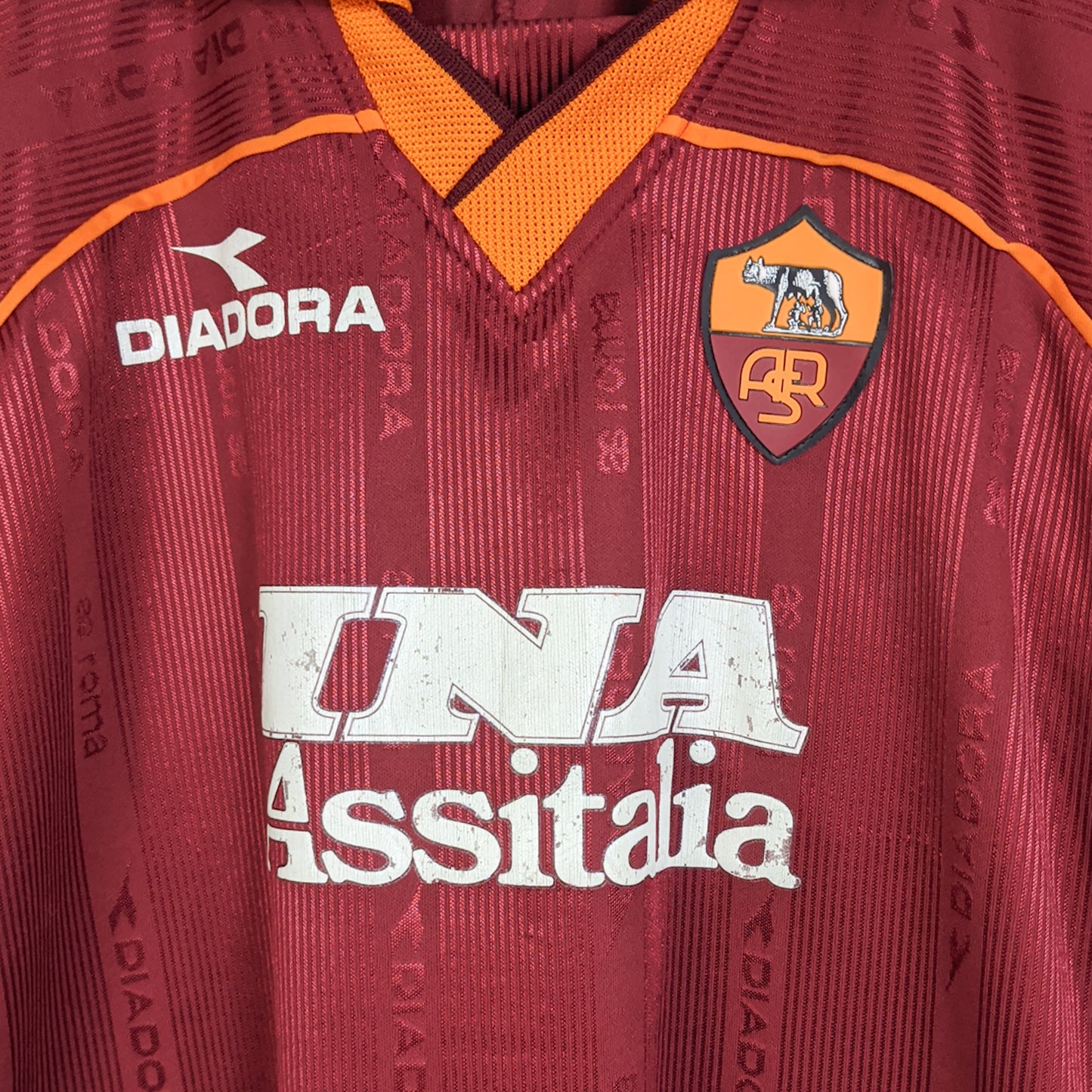 Original AS Roma 1999/00 Home - Nakata #8 Size fit M